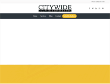 Tablet Screenshot of citywidecourier.com